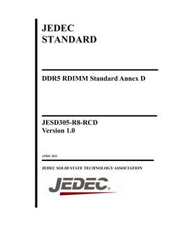 JEDEC JESD305-R8-RCD Version 1.0
